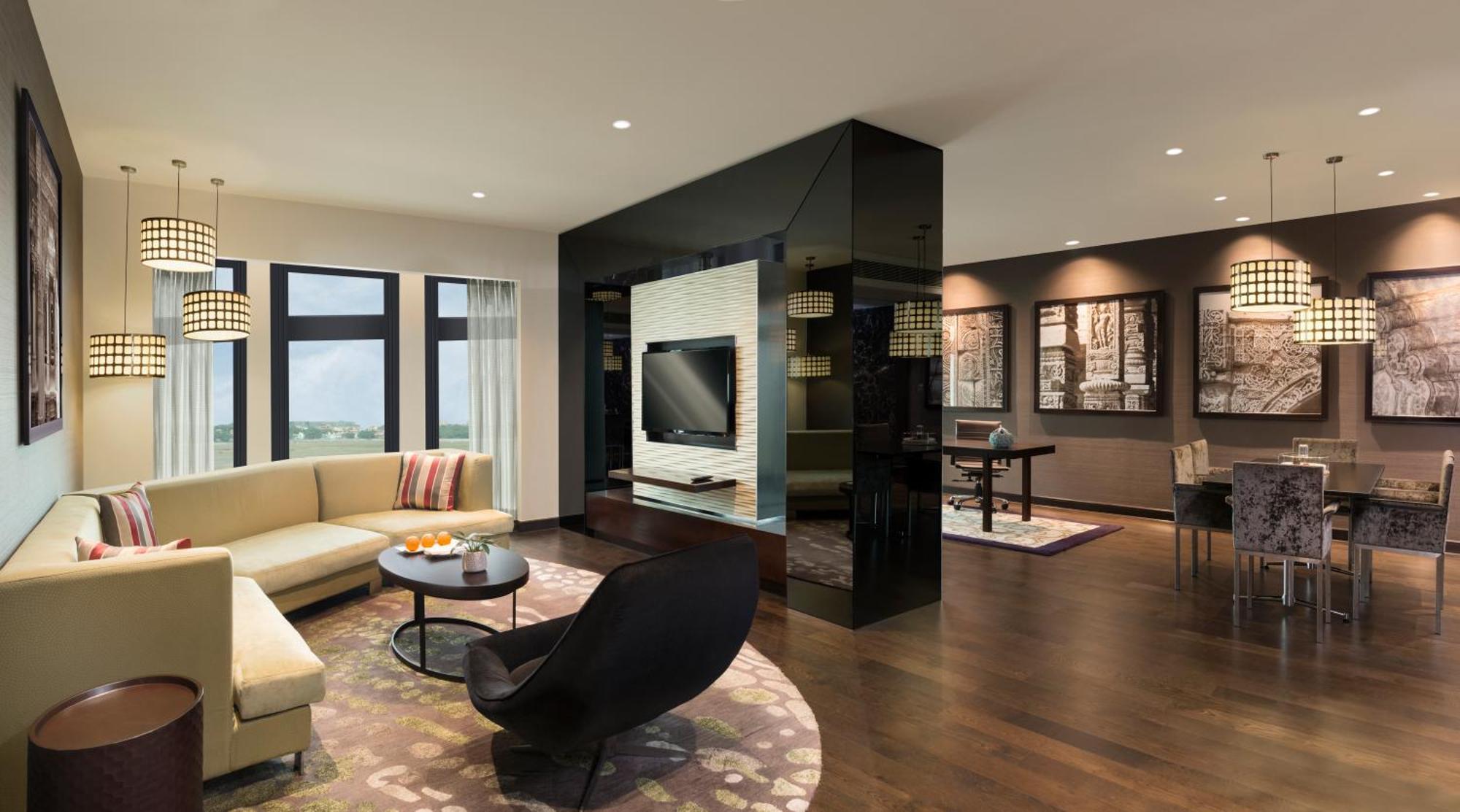 Pullman New Delhi Aerocity Exterior foto A typical apartment interior